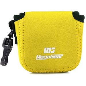 MegaGear MG1852 ultralichte cameratas van neopreen, compatibel met GoPro Hero9, Hero8, DJI Osmo Action, Sony RX0 II, GoPro Hero 7, Sony RX0 1.0, geel