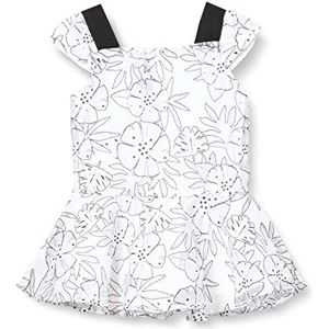 Chicco Jurk met korte mouwen, casual, wit, normaal voor meisjes, Wit, 6 Jaar