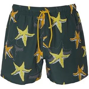 EMPORIO ARMANI Man SEA Animals MID Boxer Groen XXS, Klimmen Pr.zeester, XXS