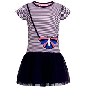 Happy Girls Meisjesjurk, kinderjurk, Donkerblauw, 104 cm