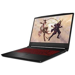 MSI Katana GF66 11UE-853XES Gaming-notebook, 39,6 cm (15,6 inch) FHD 144 Hz (Intel Core i7-11800H+HM570, 16 GB (8 GB x 2) RAM, 1 TB SSD, RTX3060-6 GB, Free DOS), zwart QWERTY-pagina Espan Indigo