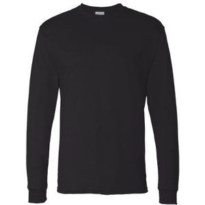 Hanes Men's ComfortSoft Long-Sleeve T-Shirt (Pack of 2), Black,2X Large