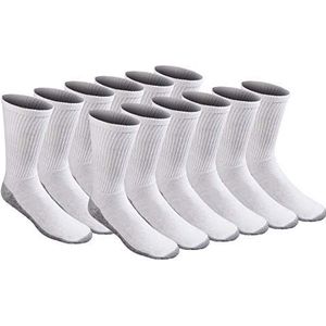 Dickies Casual sokken voor heren (pak van 6), Wit (12 paar), Large