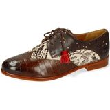 Melvin & Hamilton derby schoenen dames selina 41, bruin, 40 EU