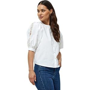 Desires Asmine shirt met 2/4 mouwen | witte dames tops | lente shirt dames | maat XL