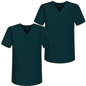 MISEMIYA - Verpakking van 2 stuks, unisex, gezondheidsuniformen, uniform, medische uniform, ref. 817 x 2