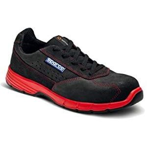 Sparco 0751936NRRS Sneaker Challenge Black/Red, maat 36, uniseks, volwassenen, meerkleurig, 42/50 EU, Meerkleurig