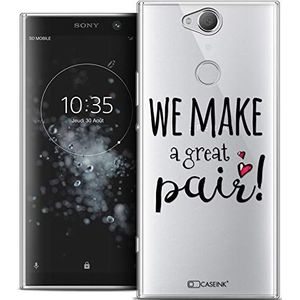 Beschermhoesje voor Sony Xperia XA2 Plus, ultradun, Love We Make Great Pair