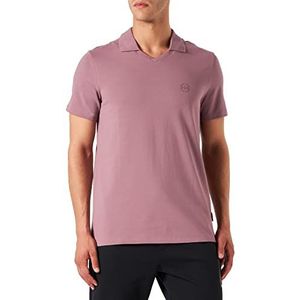 Armani Exchange Heren V-hals, korte mouwen polo shirt, Grape Shake, Small