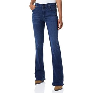 7 For All Mankind Dames Bootcut Bair Eco Park Avenue Jeans, Donkerblauw, 27W / 27L