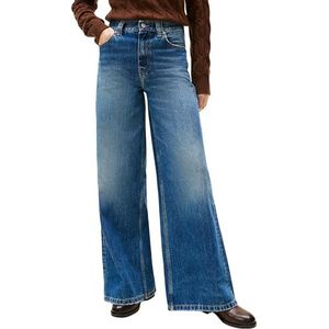 Tommy Hilfiger Dames DNM Kris 70's Wide Leg HW WW0WW46731 Andere Jeans, Denim, 2824, Denim (Kris), 24W / 28L