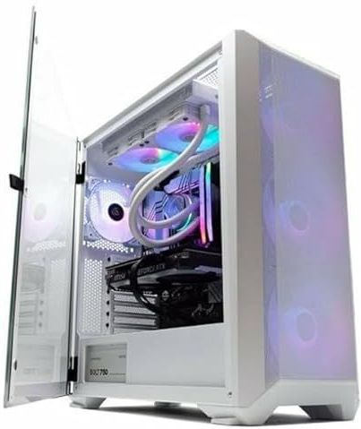 PcCom - PCC-IMP3-13600KF-4070-WHT - Gaming PC - Wit - Intel Core i5-13600KF, 32 GB, 1 TB SSD, GeForce RTX 4070