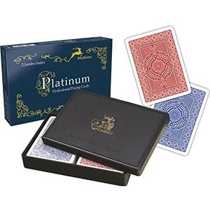 Modiano - Kaartspel, 4 spelers (Modiano Platinum Acetate Jumbo Index).