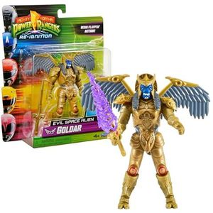 Power Rangers - De schurken, figuur met beweegbare functie, 12 cm, model Goldar, voor kinderen vanaf 4 jaar, PWG061