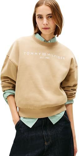 TOMMY HILFIGER Sweatshirt  sand / wit