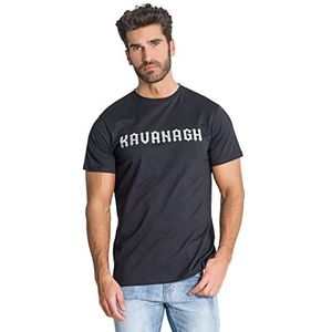 Gianni Kavanagh Black Hype Kavanagh T-shirt voor heren, Zwart, XXL