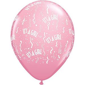 Folat - It's a Girl Ballonnen 28cm - 50 stuks