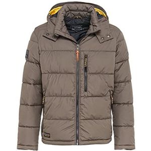 camel active Jas met lange mouwen en capuchon, waterdicht, winddicht, donkerrood, bruin, 29