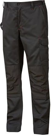 Werkbroek - Zwart - 65% Polyester 35% Katoen - Ergonomische Kniebeschermers