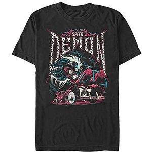 Disney Villains Speed Demon T-shirt voor heren, zwart, XL