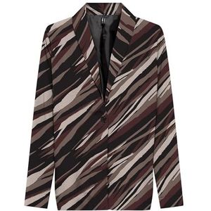 Onlnova Life Elite L/S PIMO Blazer AOP, Brown Stone/Aop: 589 Russet Graphic, XS
