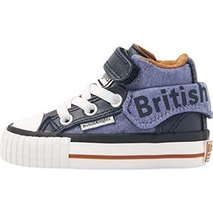 British Knights Roco sneakers voor jongens, Donkerblauw cognackleuren, 20 EU