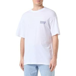 JACK & JONES JORANCIENT Tee SS Crew Neck TG, Helder wit/print: vakantie, XS