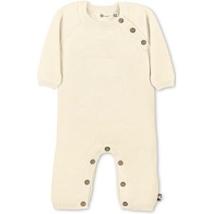 Sterntaler Baby-jongens GOTS gebreide eendelige overall, naturel, 56