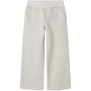 NAME IT Meisjes Nkfsija Wide Sweat Pant Bru Sweatbroek, lichtgrijs gem., 146