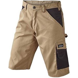 J.A.K. 921034112 Serie 9210 65% polyester/35% katoenen shorts, kaki/zwart, 62 (44) maat