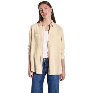STREET ONE Hemdblouse met borstzakken, Velvet Cream, 44