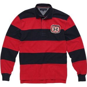Tommy Hilfiger Lawson Rugby poloshirt – rechts – gestreept – heren - multi - Large