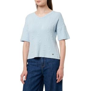 KEYLARGO Dames T-shirt WT ABC V-hals, lichtblauw (1216), XS