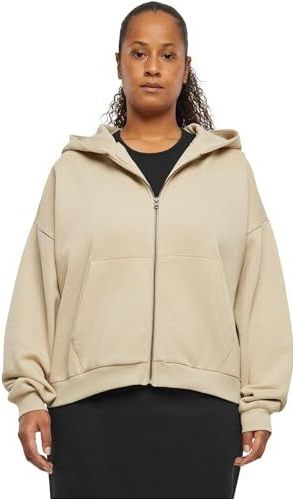 Sweatvest - Effen - Met Capuchon - Wijde Pasvorm - Lange Mouw