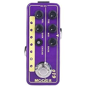 Mooer Micro Voorversterker 19 UK Gold Plx