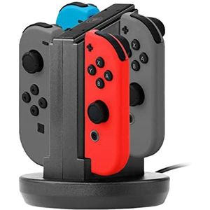Snakebyte NSW Joycon's Four Charger-Charging Station for Use with Nintendo Switch