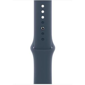 Apple Watch Band - Sportbandje - 45 mm - Stormblauw - S/M