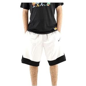 Nike Dry Icon shorts voor heren, wit/zwart/zwart, S