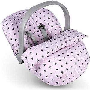 Amazon Cosy babydeken voor kinderwagen, groep 0, sterren, roze
