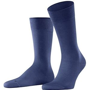 FALKE Heren Sokken Sensitive Malaga M SO Katoen Met comfort tailleband 1 Paar, Blauw (Sapphire 6055) nieuw - milieuvriendelijk, 39-42