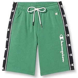 Champion Legacy American Tape Heavy Powerblend Terry Logo Bermuda Shorts, Patina-groen, S voor heren