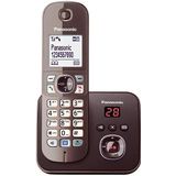 Panasonic Kx-Tg6824Ga Dect Draadloze Telefoon Met Antwoordapparaat, Mokkabruin