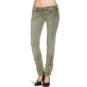 Tommy Jeans Dames Jeans, groen (olijf), 28W x 34L