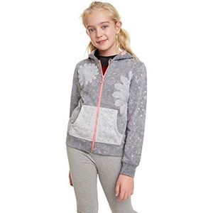 Desigual Luisiana sweatshirt voor meisjes, grijs (Glaciar Grey 2082), 104 cm