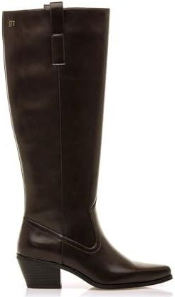 Mustang - 55464 - Enkellaarsjes - Bruin - Casual - Ritssluiting