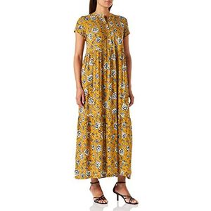 Queen Mum Damesjurk Maxi Woven Nurs Ss Aop Denver Jurk
