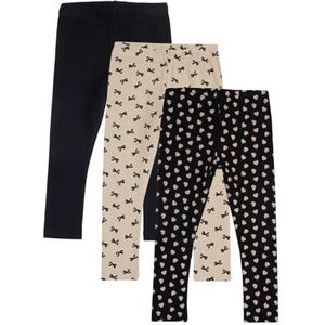 Chicco Leggings van licht katoen, broek (verpakking van 3), meisjes en jongens, Veelkleurig., 12 mesi