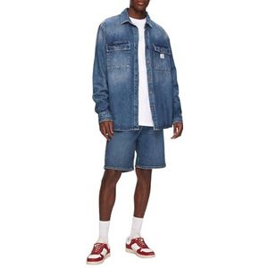 LTB Jeans Vrijetijdshemden voor heren Steven in blauw gemaakt van katoenmix - maat XL, blauw, XL