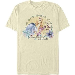 Disney heren Winnie And Friends T-shirt, Crèmekleurig, S