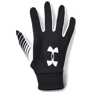 Under Armour Field Player's Glove 2.0, warme sporthandschoenen, voetbalhandschoenen met gripvaste handpalm heren, zwart/wit/wit, XL